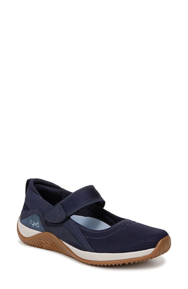 RYK レディース シューズ スニーカー ニット Ryk Echo Knit Mary Jane Sneaker Academy Blue ブルー