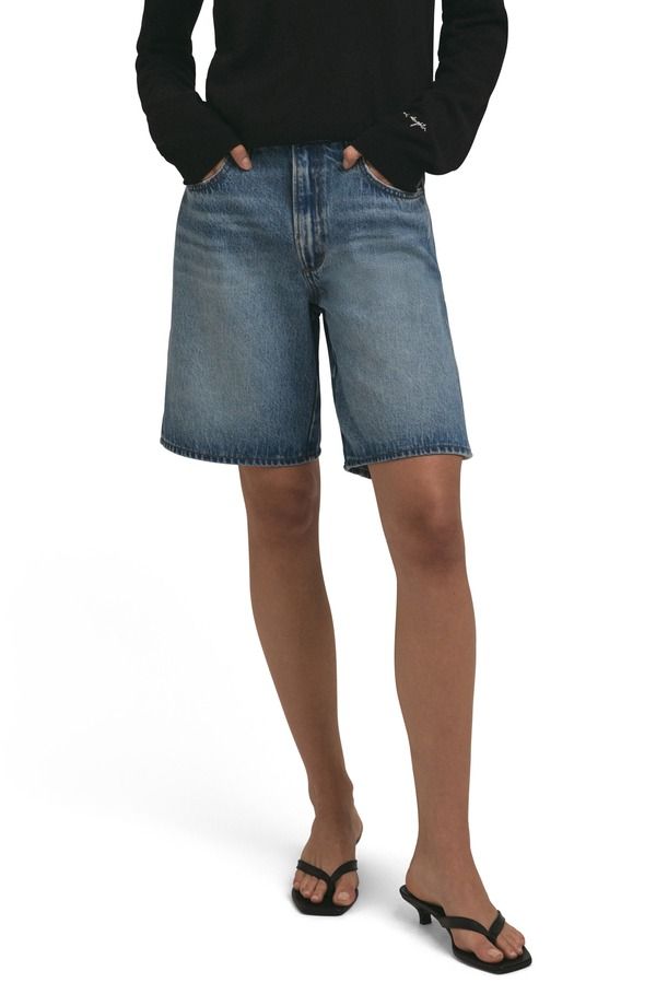 フェイバリット ドーター レディース ボトムス デニムパンツ Favorite Daughter The Tommy Low Slung Denim Bermuda Margate デニム
