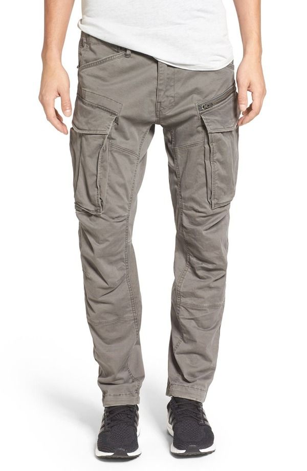 ジースター メンズ ボトムス カジュアルパンツ テーパードフィット カーゴパンツ GSTARovik Tapered Fit Cargo Pants Gs Grey グレー