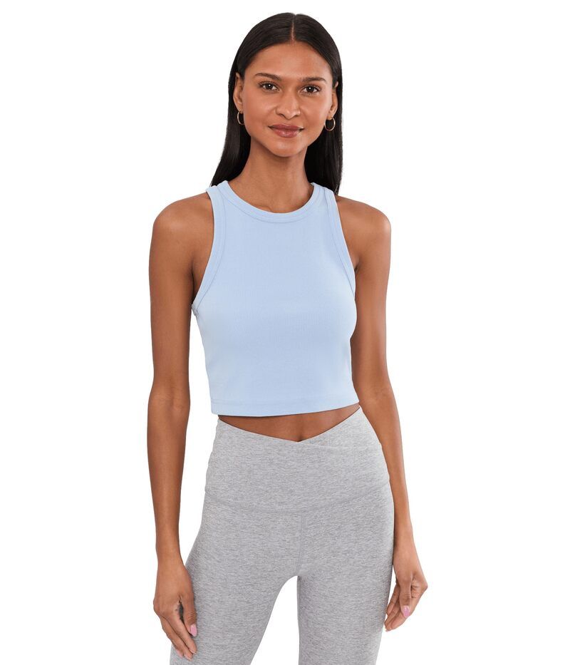 ビヨンドヨガ レディース トップス シャツ クロップド Beyond Yogarment Dye Rib Cropped Tank Washed Pastel P