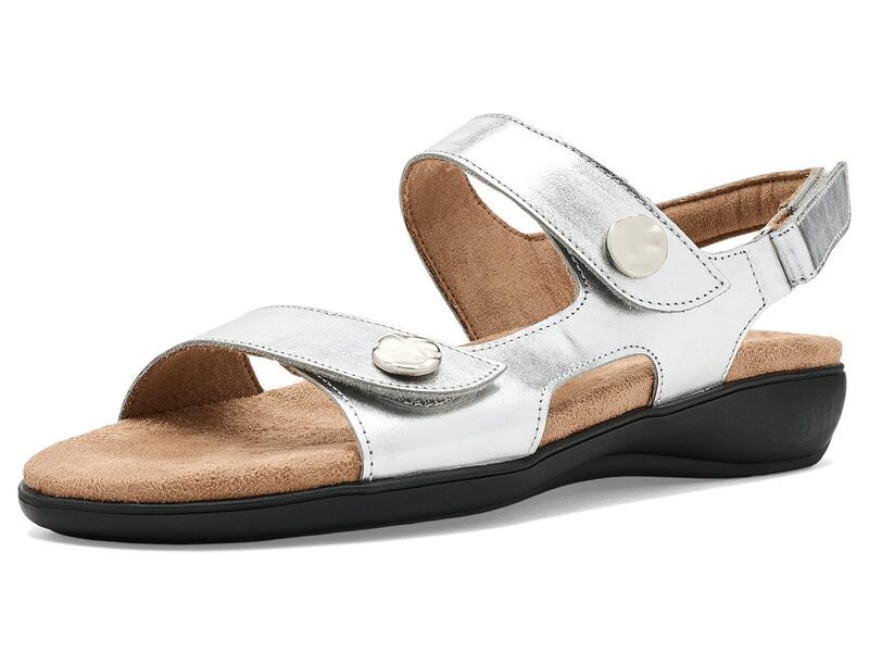 トロッターズ レディース シューズ サンダル トール Trotters Romi Metallic Sandalsilver シルバー