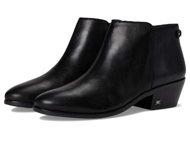 サムエデルマン レディース シューズ ブーツ・レインブーツ Sam Edelman Petty Black Leather 1 ブラック