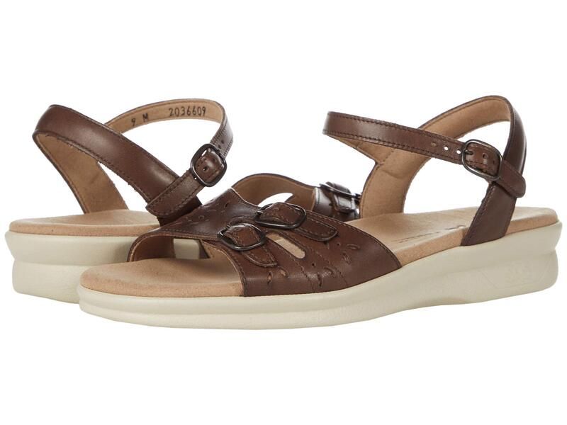 サス レディース シューズ サンダル Sas Duo Adjustable Comfort Sandal Darkwood