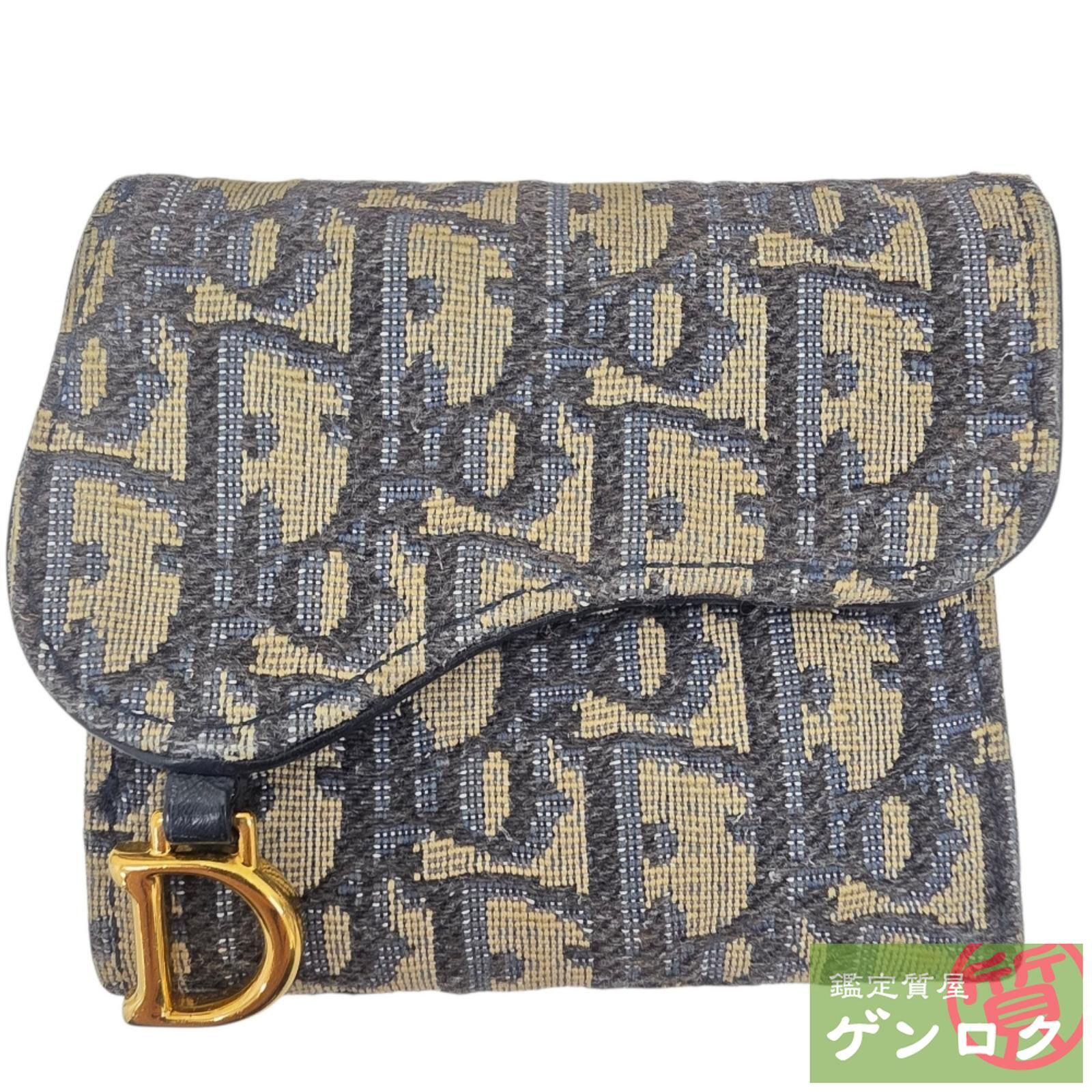 ディオール トロッター 三つ折り サドル ウォレット 三つ折り財布