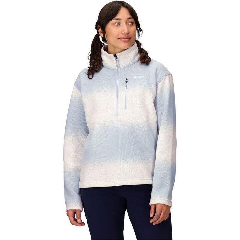 マーモット レディース アウター ジャケット・ブルゾン プリント Marmot Heavyweight Drop Line Printed 12Zip Womens Vapor Ombre
