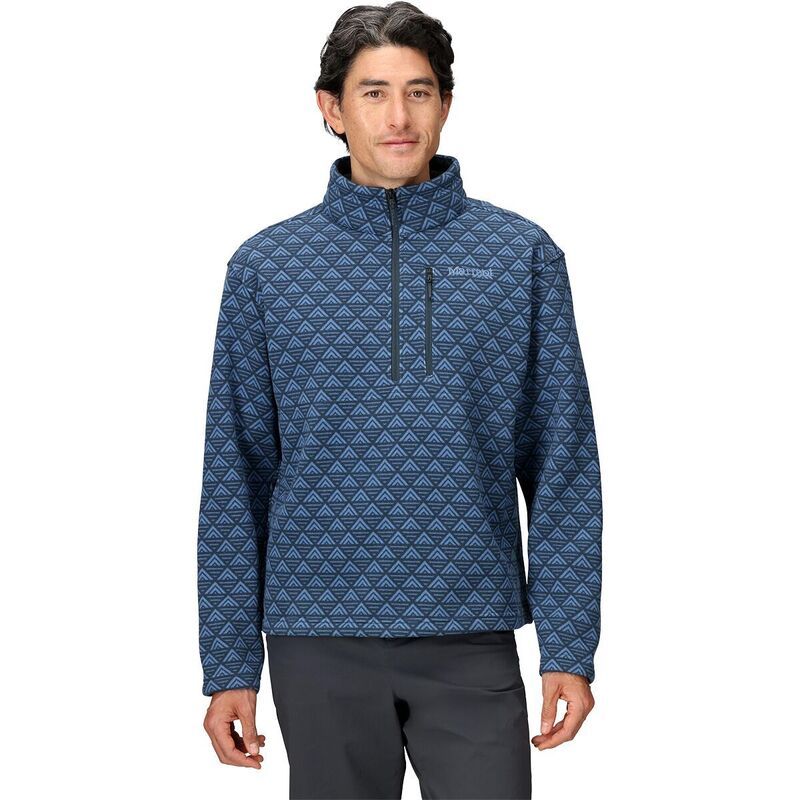 マーモット メンズ アウター ジャケット・ブルゾン プリント Marmot Heavyweight Drop Line Printed 12Zip Mens Thunderhead Geo Peaks