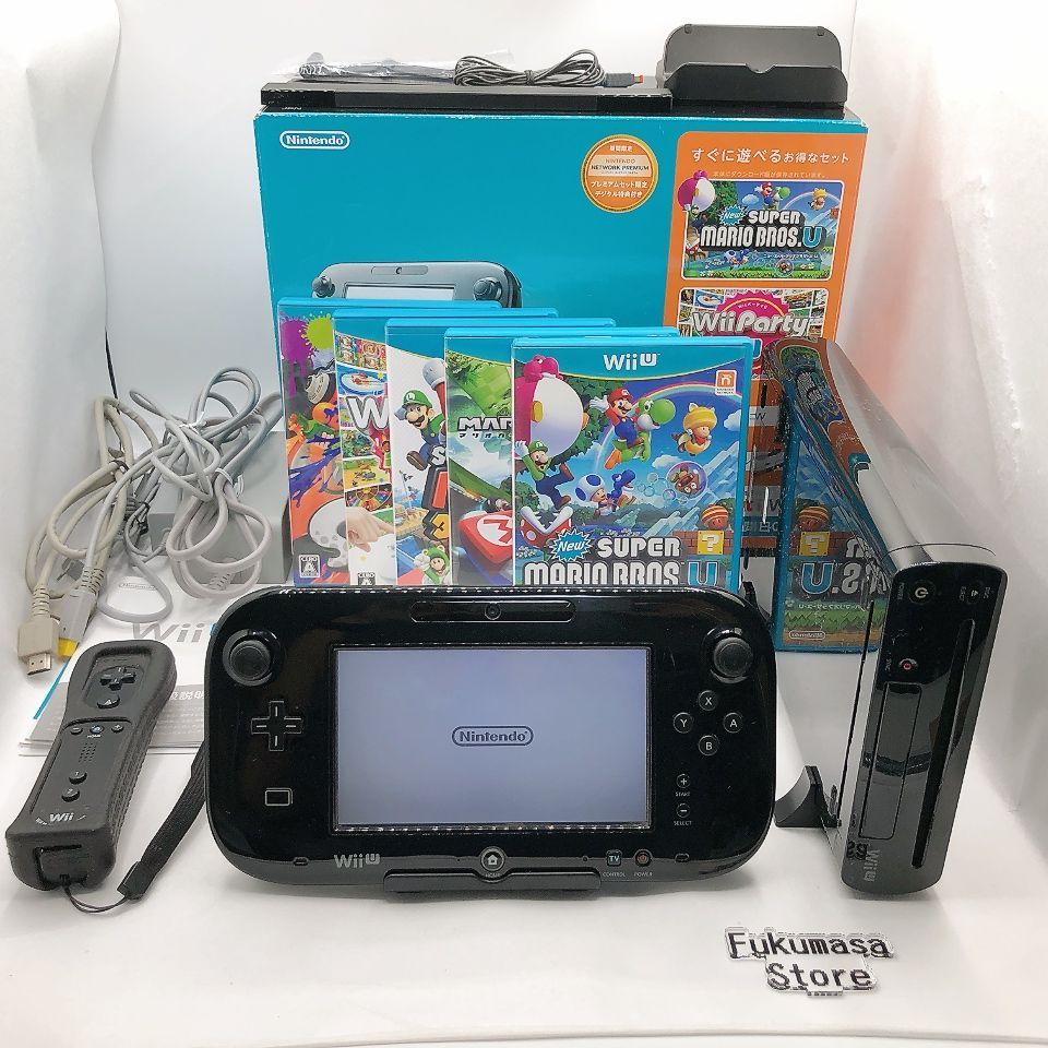 Wii U Nintendo 任天堂 ファミリープレミアムセット | - 本体 ソフト