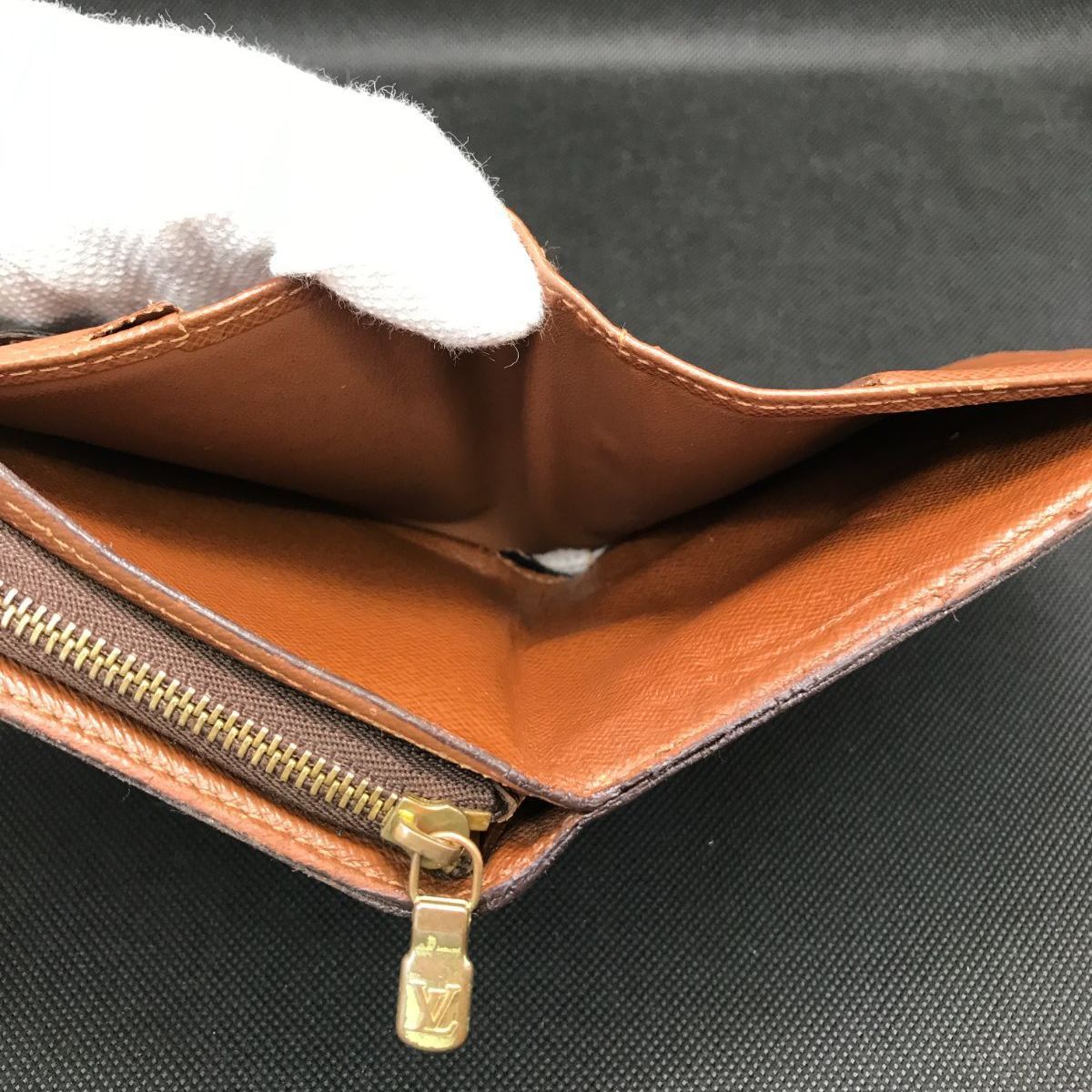 LOUIS VUITTON ルイヴィトン 二つ折り財布 コンパクトジップ