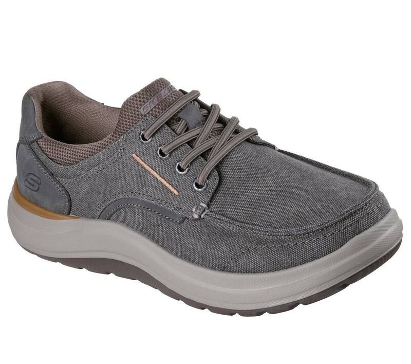 スケッチャーズ レディース シューズ スニーカー リラックスフィット Skechers Relaxed Fit Altman MenslipOn Comfort Sneakers Dark Taupe トープ