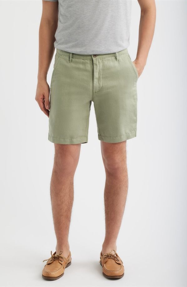 エージー メンズ ボトムス ハーフパンツ・ショーツ ショートパンツ コットン リネン AG Wanderer Linen Cotton Chino Shortspruce Green グリーン