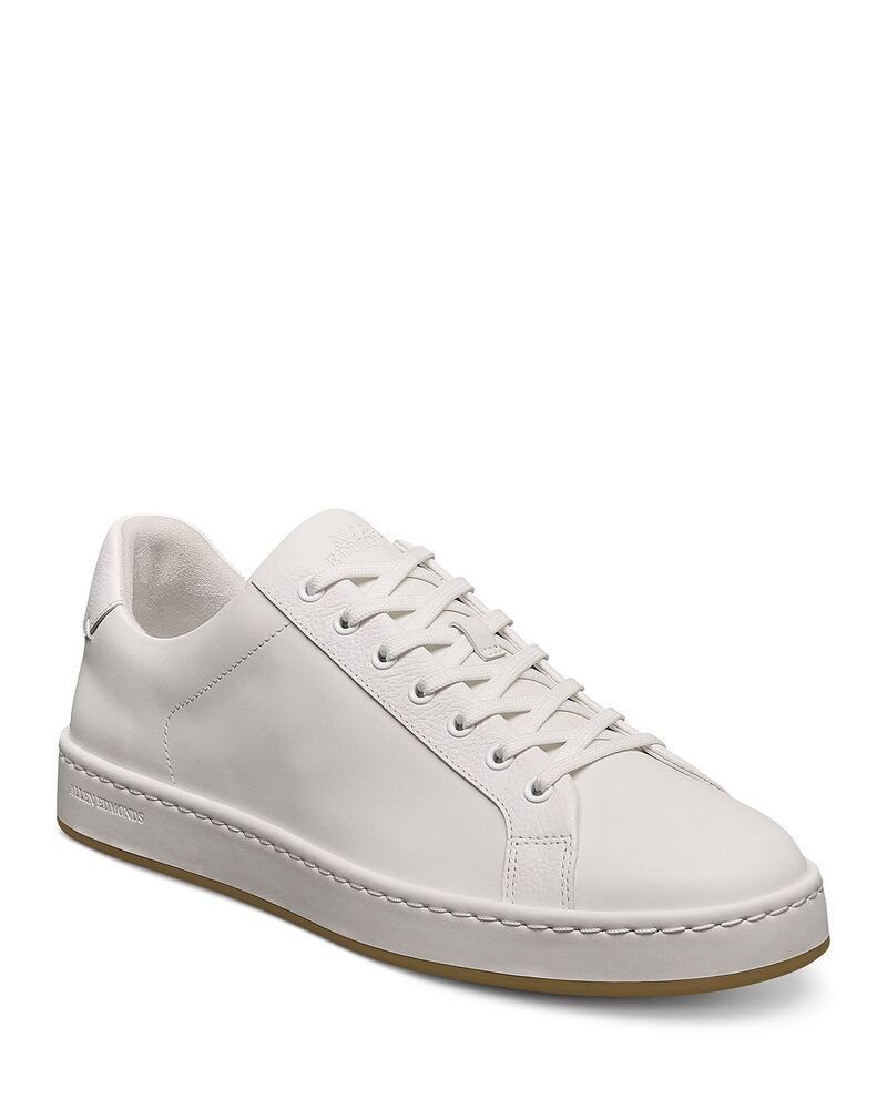 アレン エドモンズ メンズ シューズ スニーカー レザー Allen Edmonds Mens Barnes Low Top Leather Sneakers White ホワイト