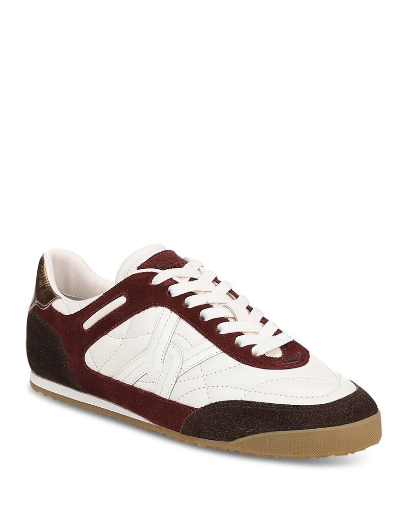 ヴェロニカ ベアード レディース シューズ スニーカー Veronica Beard Womens Natalia Sneakers Gold Burgundy バーガンディ