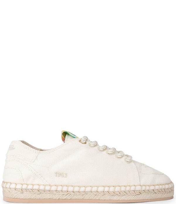 カートジェイガーロンドン レディース シューズ スニーカー レース Kurt Geiger London Kurts Cabana Southbank Laceup Espadrille Sneakers Cream クリーム
