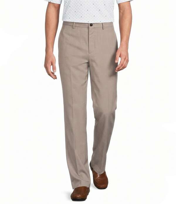 ラウンドトゥリーアンドヨーク メンズ ボトムス カジュアルパンツ Roundtree Yorke Flat Front Classic Fit Performance Texturedress Pants Khaki カーキ 17,745円