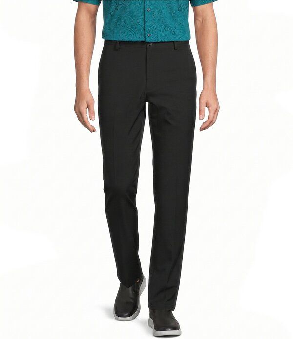 ラウンドトゥリーアンドヨーク メンズ ボトムス カジュアルパンツ Roundtree Yorke Performance Andrew Straight Fit Flat Front Pants Black ブラック