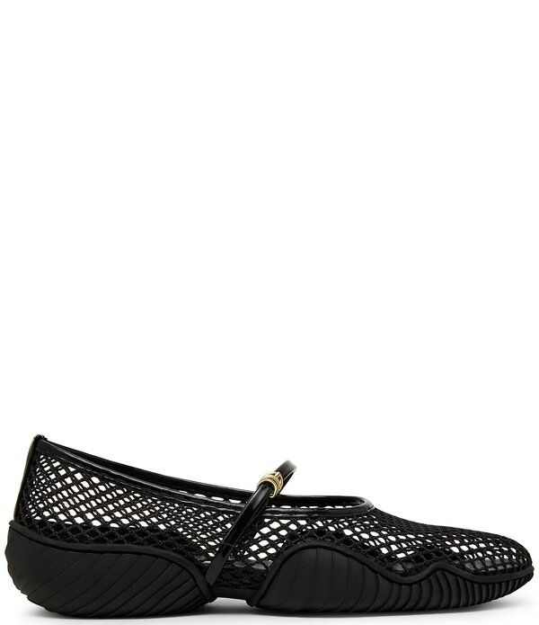 スティーブ マデン レディース シューズ スニーカー メッシュ Steve Madden Vickee Mesh Mary Jane Sneakers Black ブラック