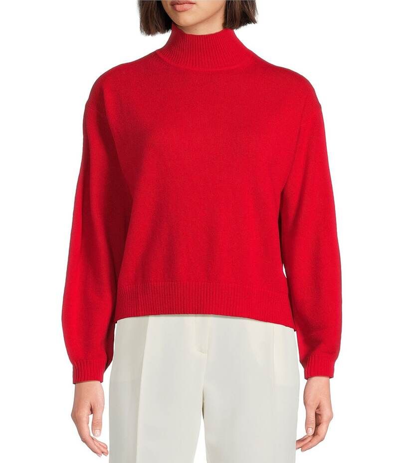 マレーラ レディース アウター ニット・セーター Marella Febo Knitted Cashmere Long Sleeve Sweatered レッド