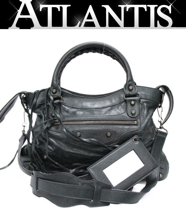バレンシアガ BALENCIAGA ザ タウン 2WAYバッグ 黒 240579 【74674】