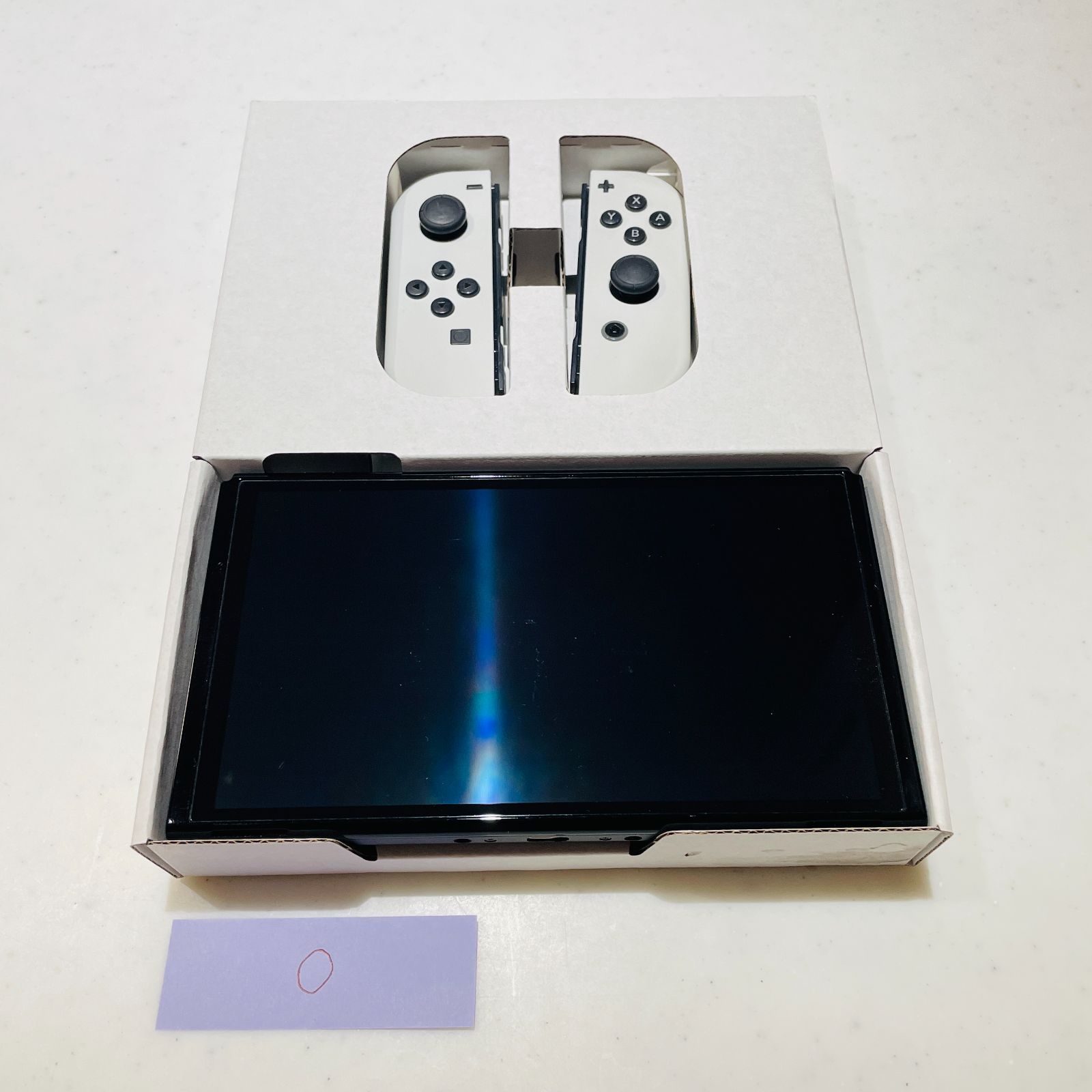液晶美品・完品】Nintendo Switch 有機ELモデル ホワイト 本体 動作
