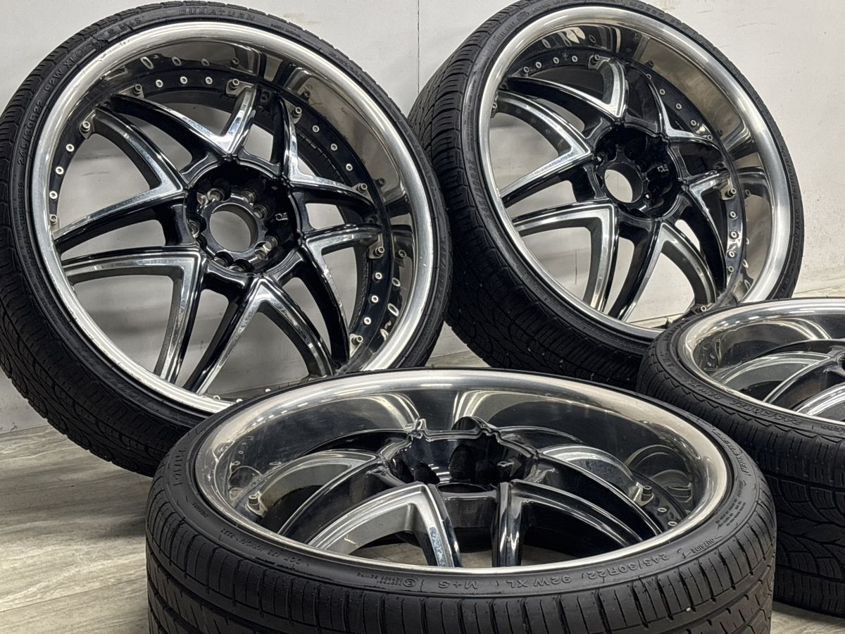 大特価】ドンコルレオーネ ヘキサワイルド495 22in 8.5J +34 PCD114.3 