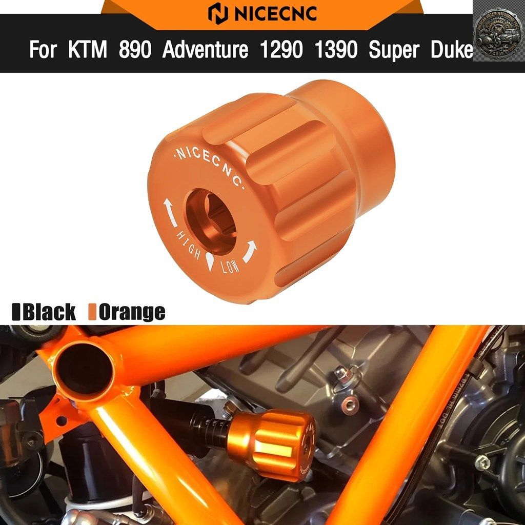 KTM 890 ADVENTURE 2021-2024 リアショックアブソーバープリロードアジャスター 1290 SUPER DUKE R 2020-2023 1390 SUPER DUKE R 2024 890