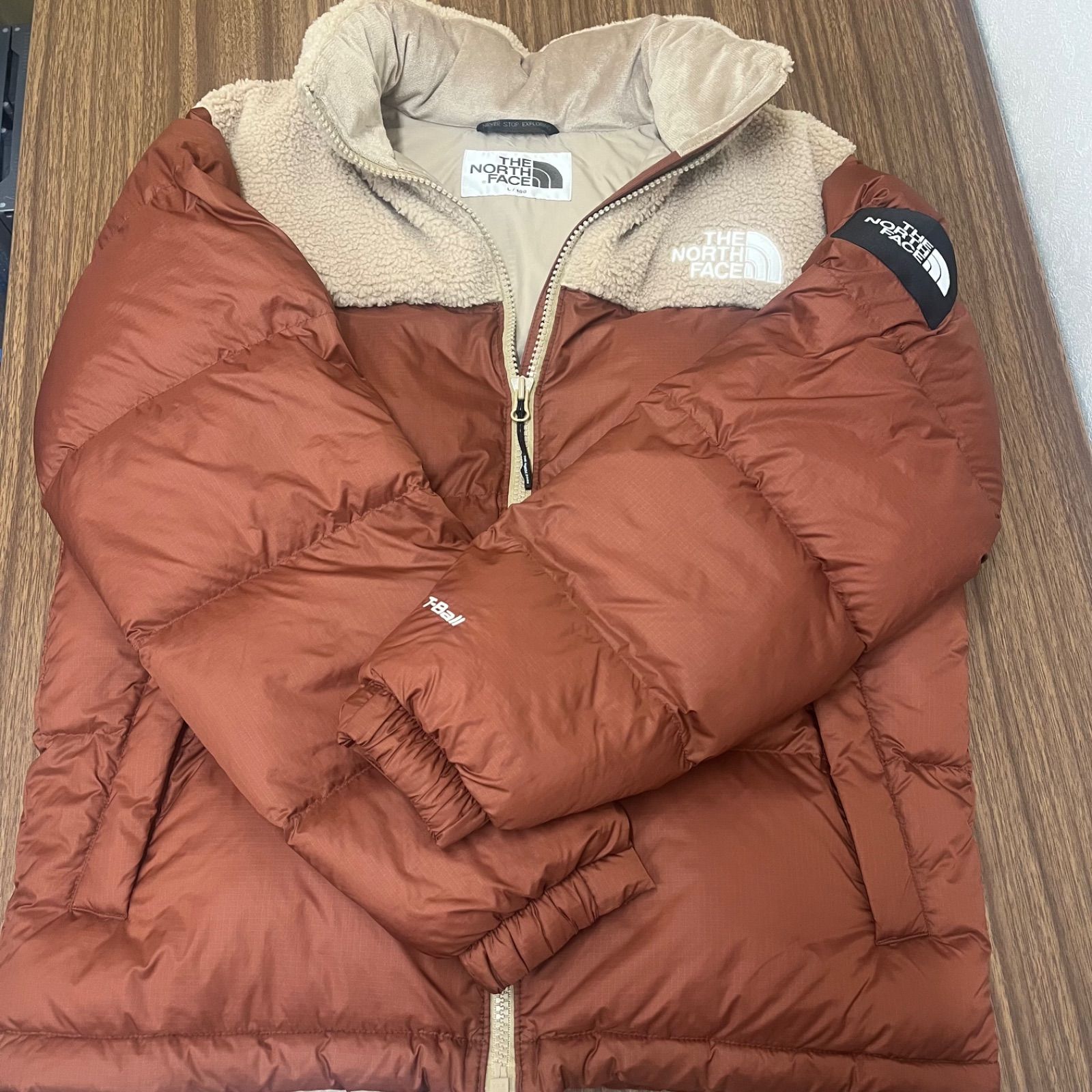 THE NORTH FACE ブラウン ダウンジャケット L ノースフェイス ダウン