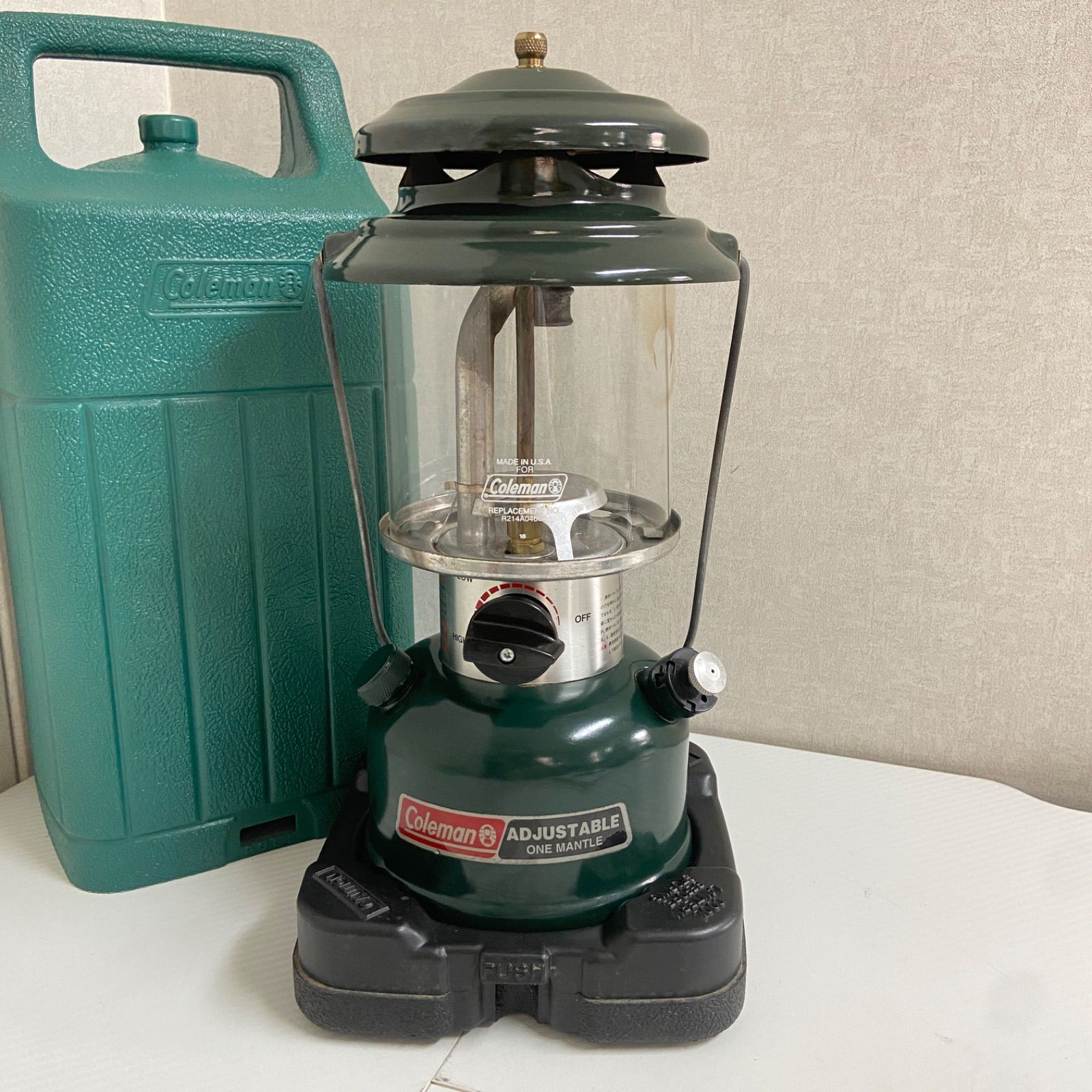 コールマン ワンマントルランタン ケース付き ホワイトガソリン - メルカリ