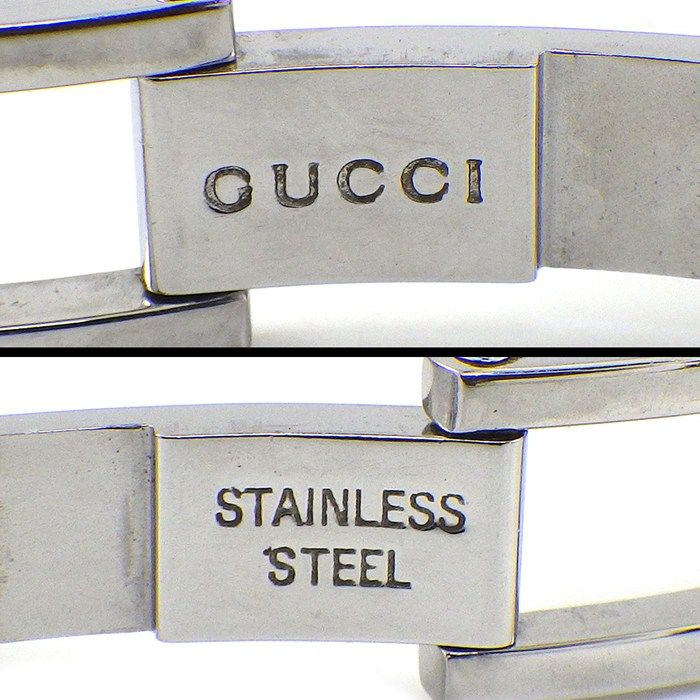 グッチ GUCCI 腕時計 Gフレーム 128.5 3ポイント ダイヤインデックス