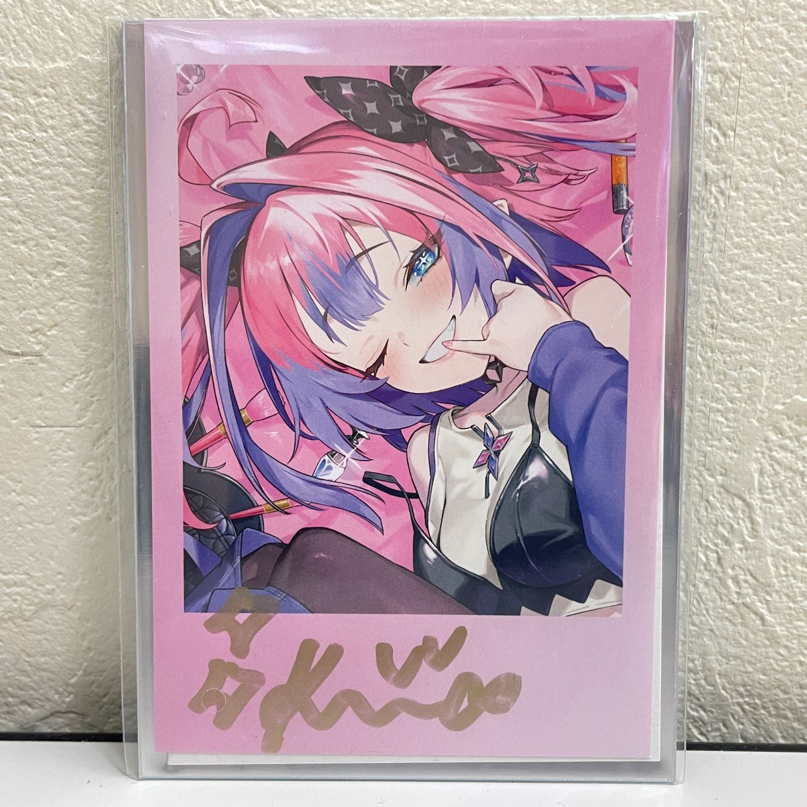 三沢店41-4-0527] 綺々羅々ヴィヴィ 直筆サイン入りチェキ風ブロマイド