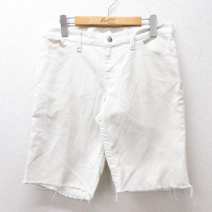 古着 リーバイス Levis パンツ ショーツ レディース 70年代 70s ビッグE 白 26may01