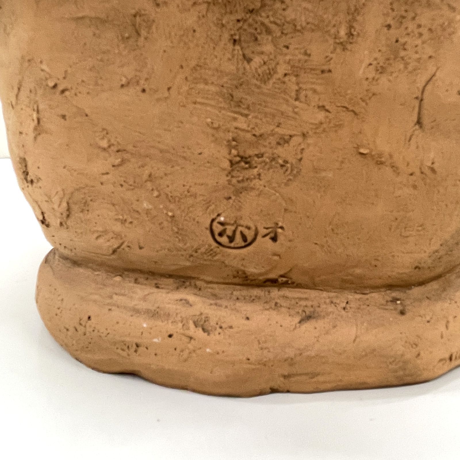 はにわ 埴輪 人物形像 レプリカ 素焼き 高さ：約46㎝ - メルカリ