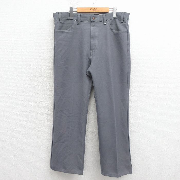 W38/古着 リーバイス Levis 517 パンツ メンズ 80年代 80s ブーツカット USA製 グレー 26may01