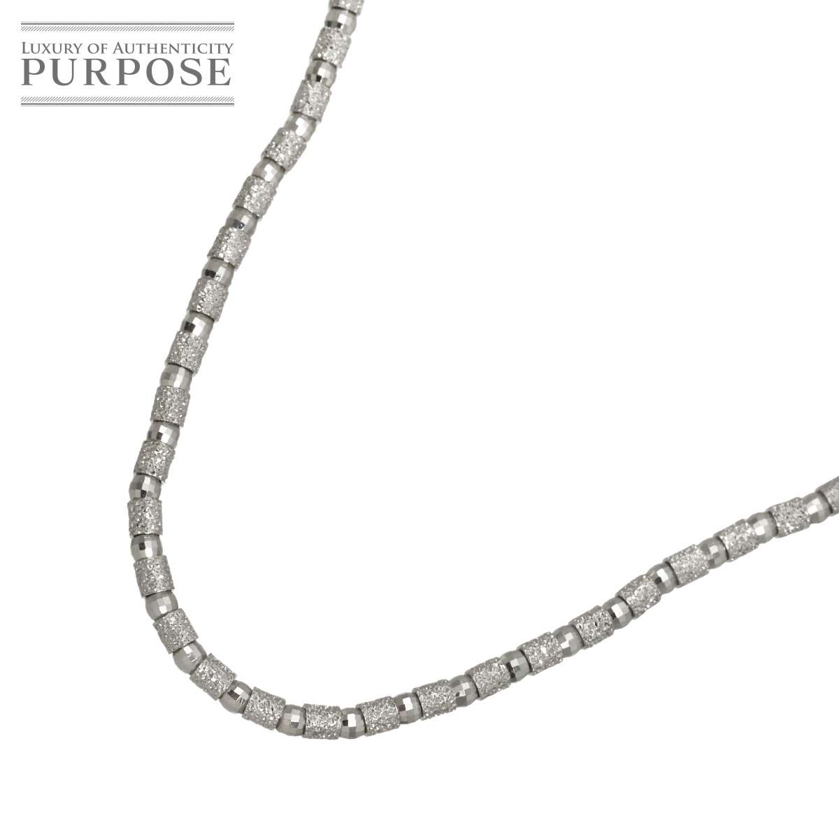 K18 WG ネックレス 41.5cm ホワイトゴールド 750 Necklace 90322084
