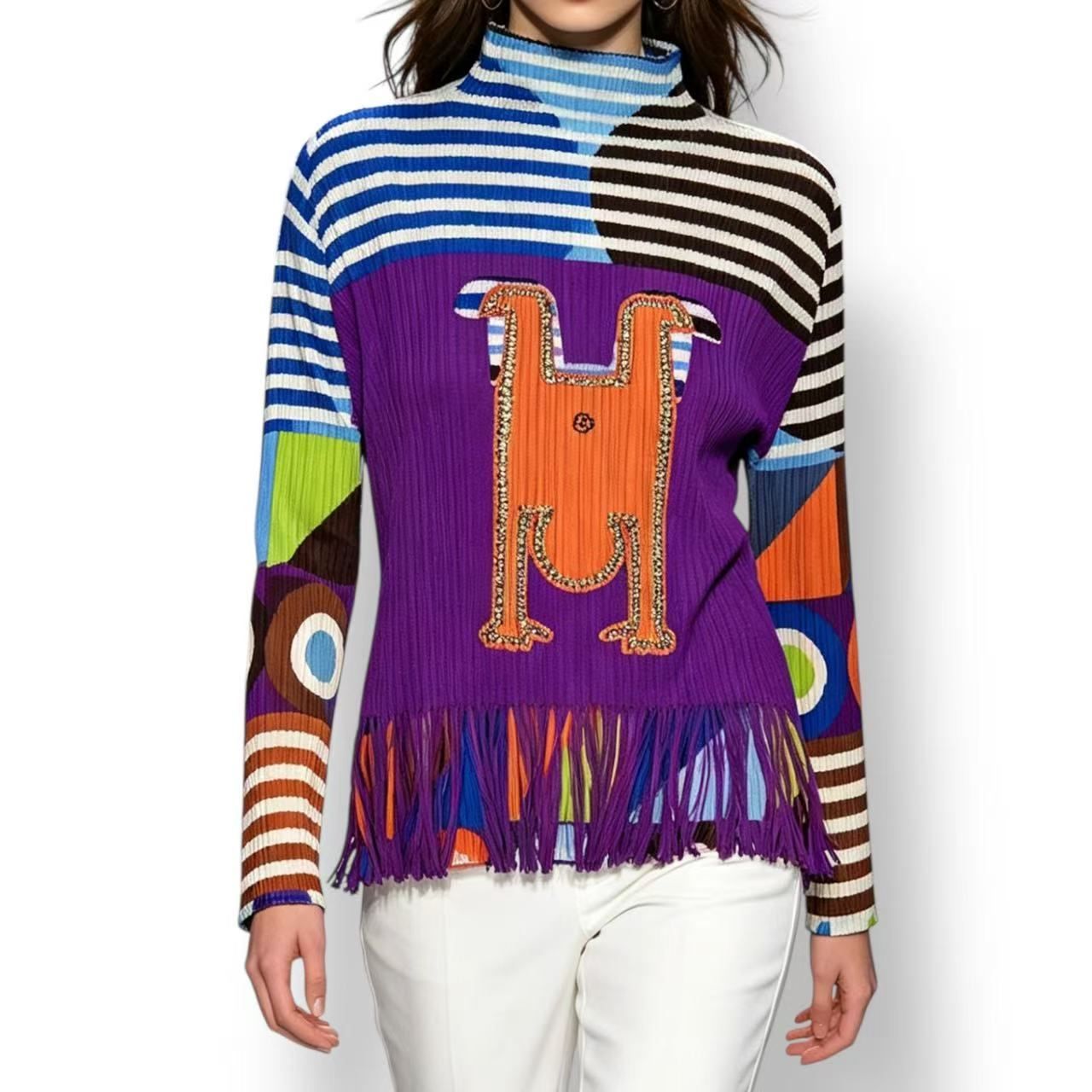 極美品 ISSEY MIYAKE イッセイミヤケ PLEATS PLEASE プリーツプリーズ カットソー 変形 サイズ3