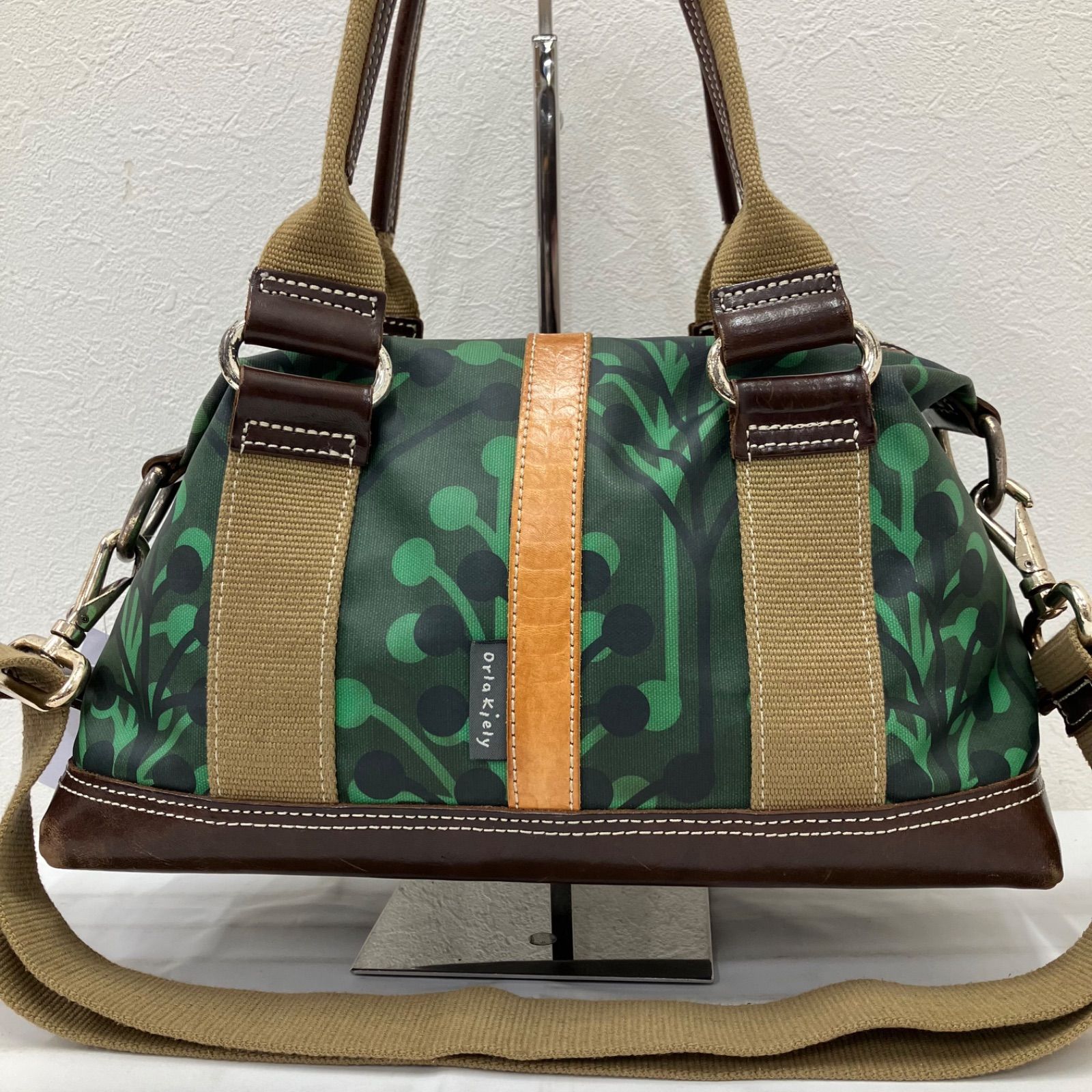Y3812 Orla Kiely オーラカイリー ハンドバッグ 2way ショルダーバッグ