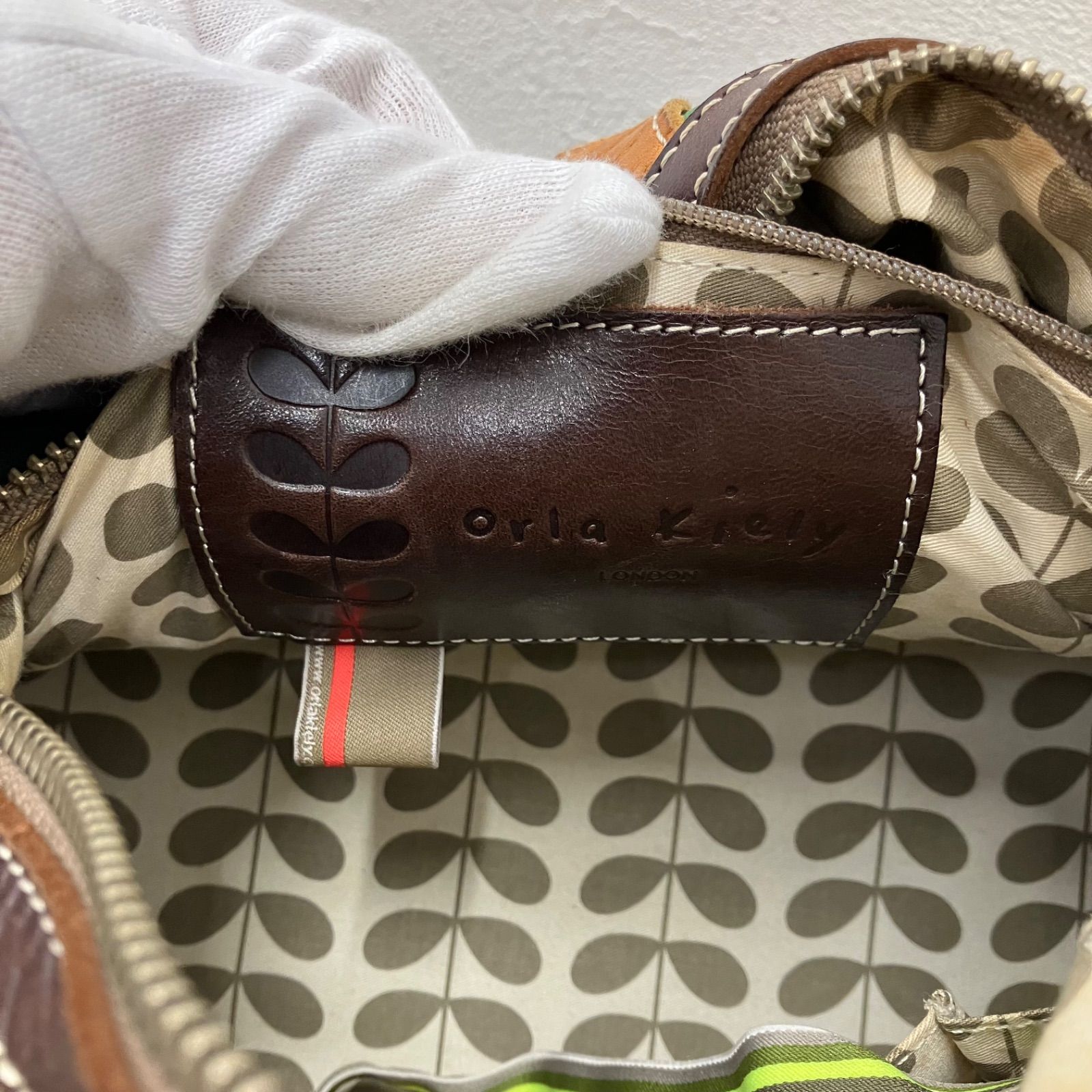 Y3812 Orla Kiely オーラカイリー ハンドバッグ 2way ショルダーバッグ 