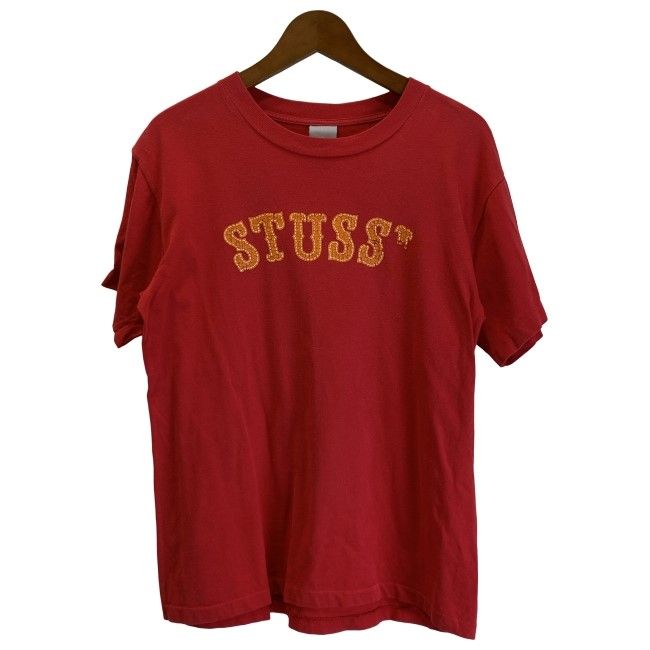 【中古】　STUSSY　OLD STUSSY　Tシャツ　90s vintage　90年代　OLD　半袖　トップス　クルーネック　ロゴT　ブランドロゴ　プリント　USA製　古着　/2006