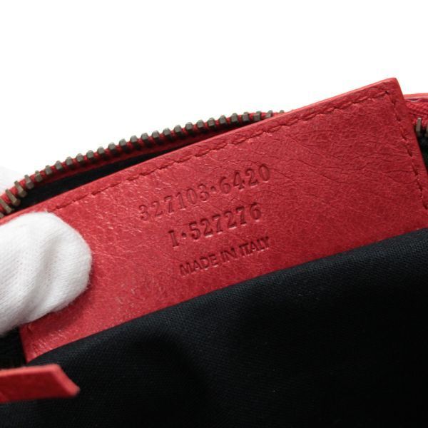 バレンシアガ BALENCIAGA ミニ ツィギー 2WAYバッグ 赤 327103 【74671
