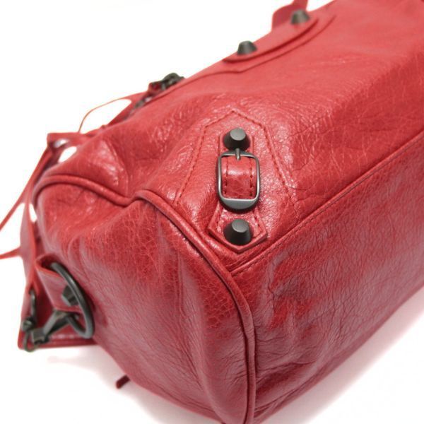 バレンシアガ BALENCIAGA ミニ ツィギー 2WAYバッグ 赤 327103 【74671