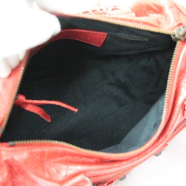 バレンシアガ BALENCIAGA ミニ ツィギー 2WAYバッグ 赤 327103 【74671