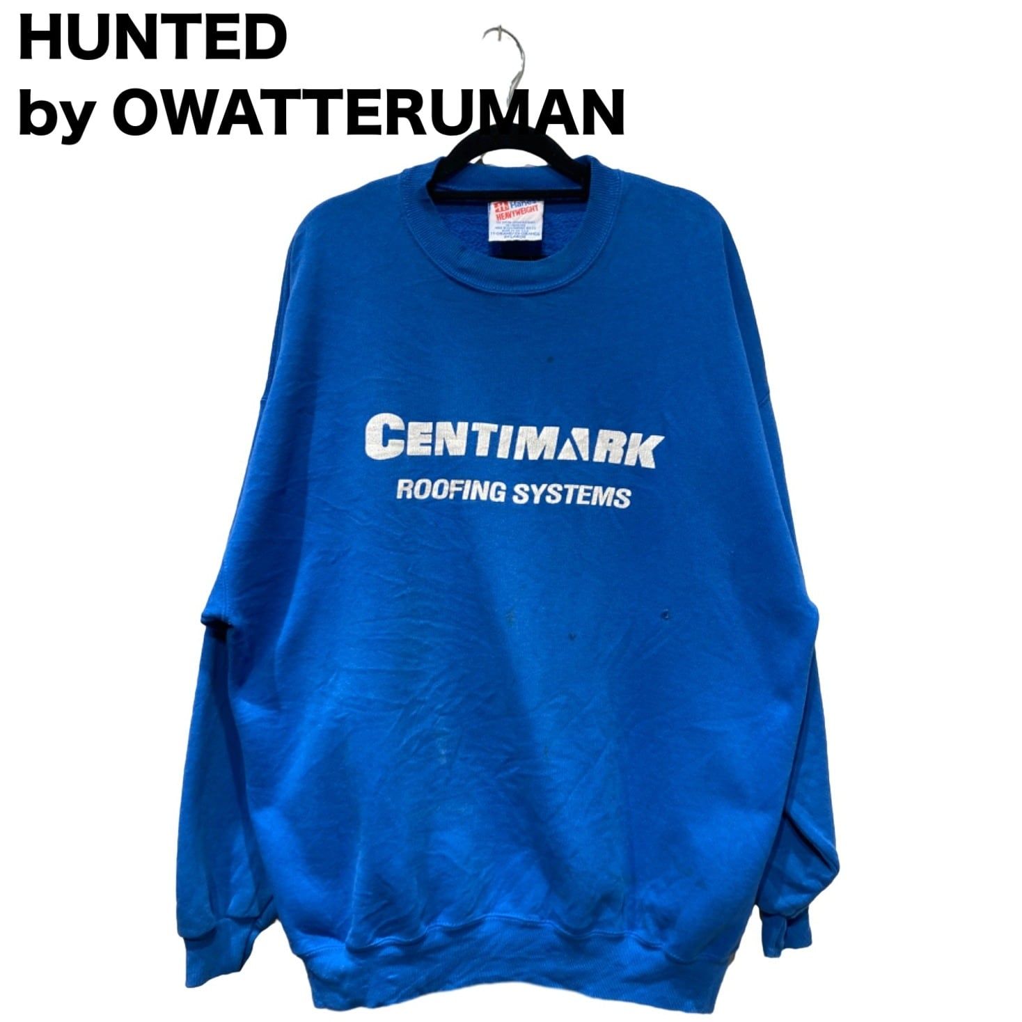古着 【90s Hanes】CENTIMARK ロゴ クルーネックスウェット（XX-Large／Made in USA）2602260025