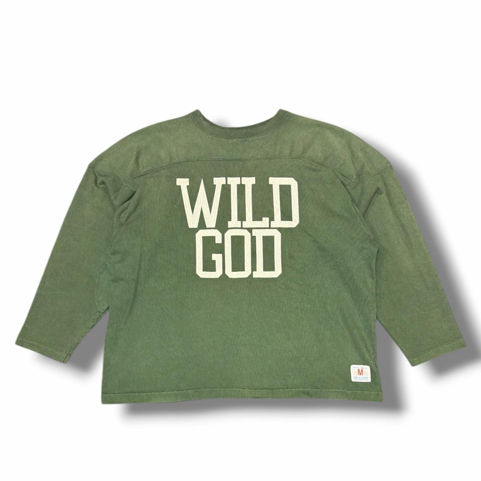 セントマイケル26SS新作FOOTBALL SWEAT/WILD GOD L新品 参考上代58300円 SAINT MICHAEL 26SS FOOTBALL SWEAT/WILD GOD