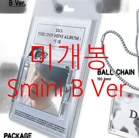 未開封 ディオ(D.O.・ギョンス) （ EXO ） ー 期待しています Smini B Ver