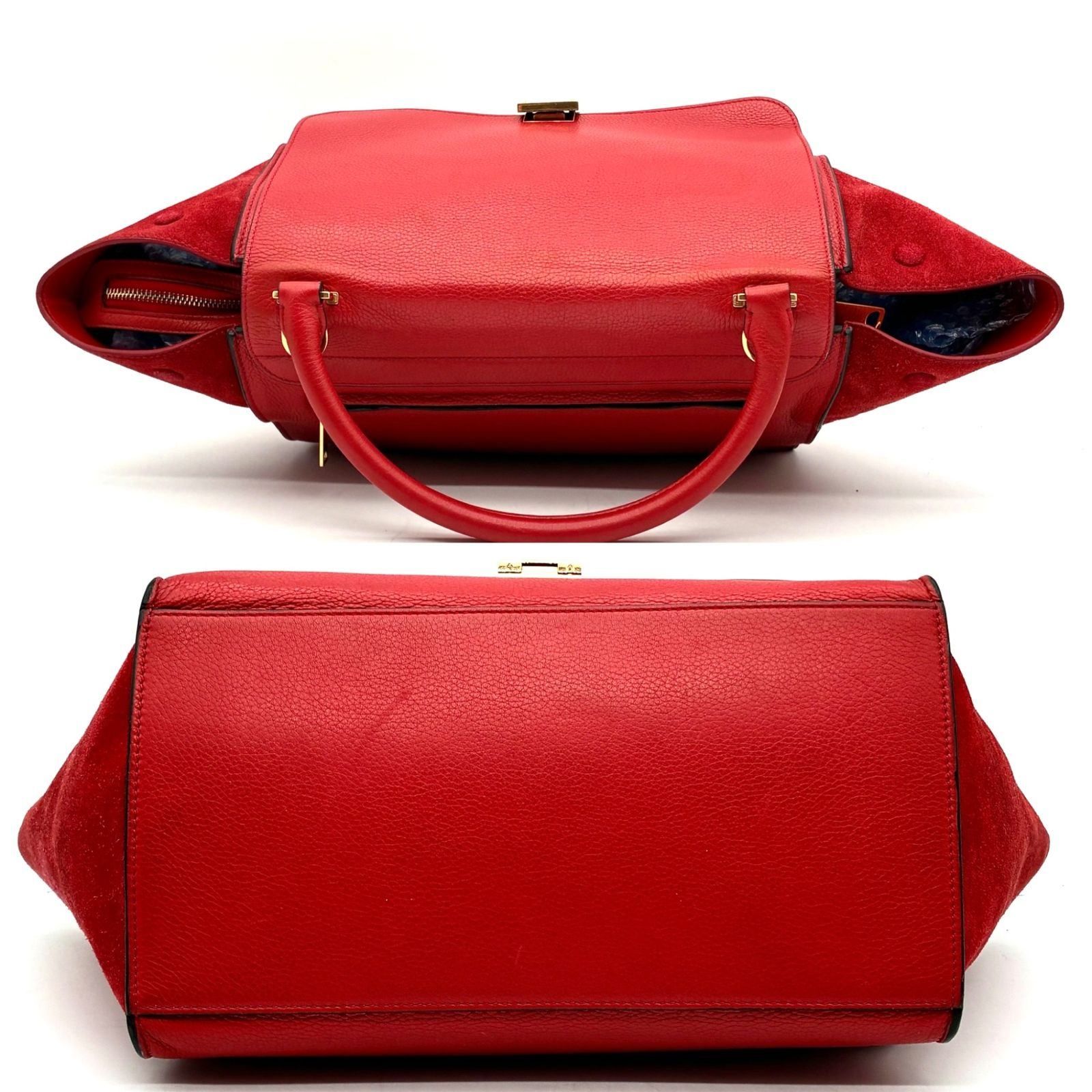 美品 CELINE セリーヌ トラペーズ 2WAY ハンドバッグ ショルダーバッグ