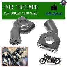 トライアンフ T100 T120 T100 スピードマスター スラクストン 900 オートバイ用ハンドルバー ライザー クランプ アダプター ハンドルバーの