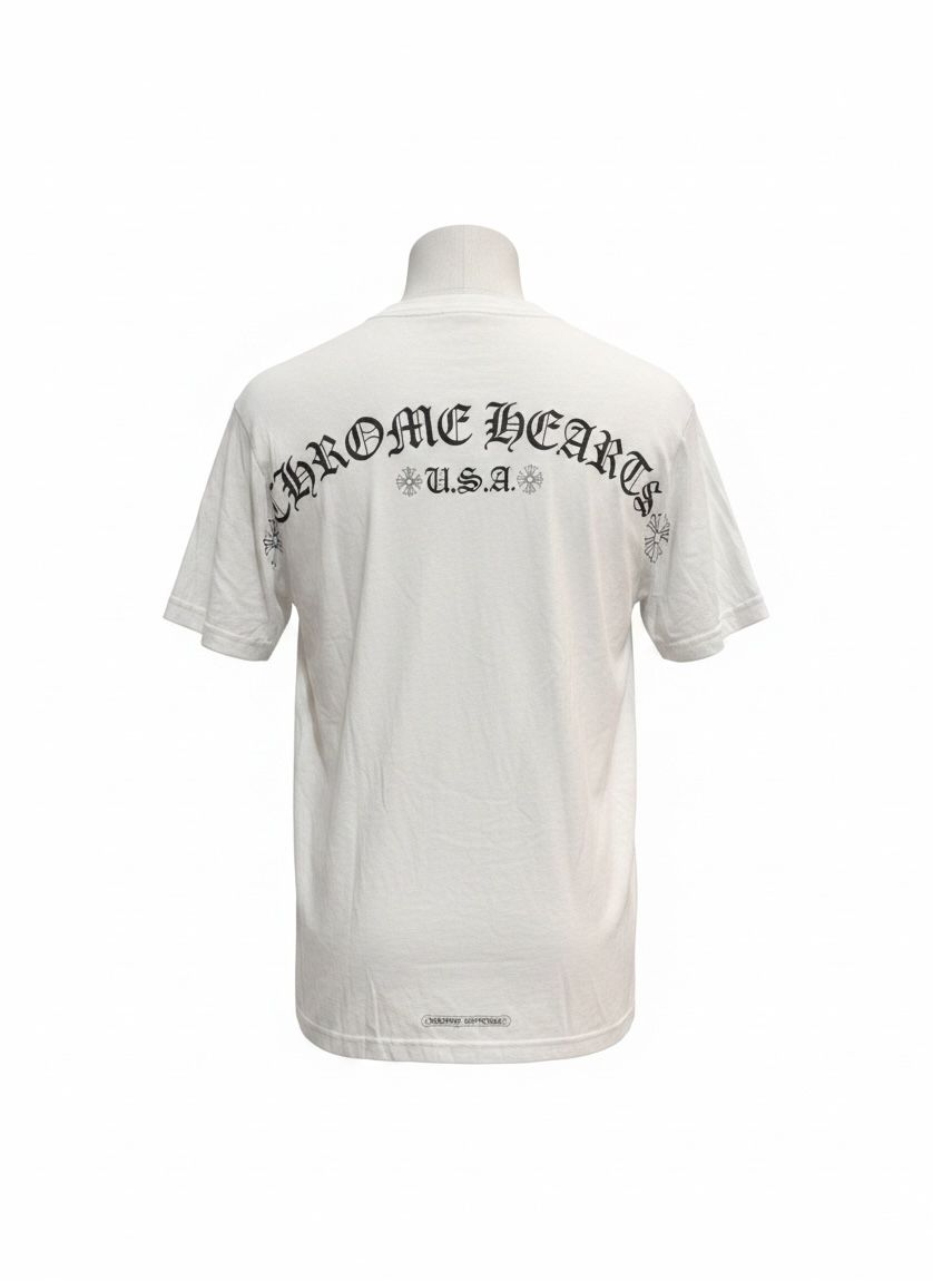 クロムハーツ　半袖Tシャツ　バックアーチロゴUSA