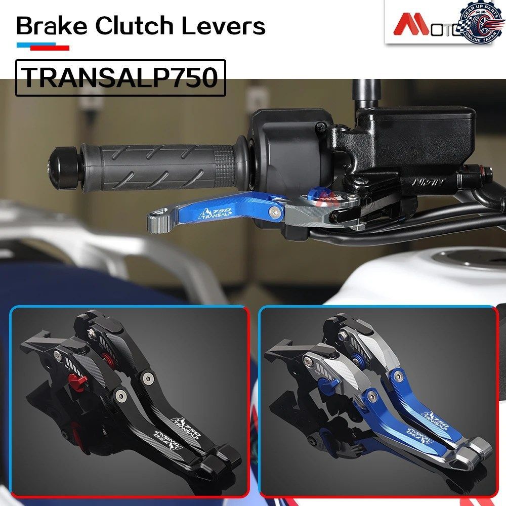 ホンダ XL750 トランザルプ XL 750 2023-2025 アクセサリー クラッチブレーキレバー 伸縮式折りたたみレバー
