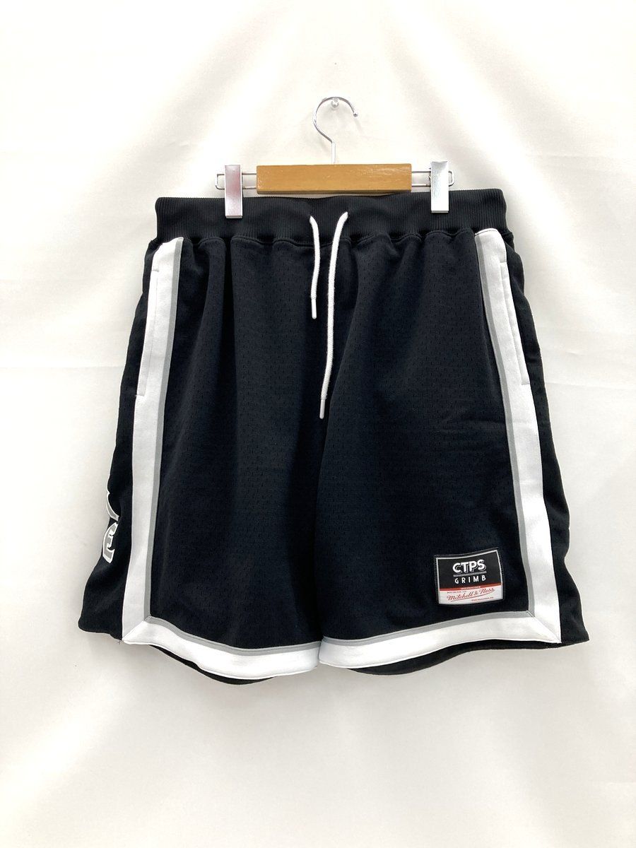 COOTIE PRODUCTIONS Mitchell & Ness クーティープロダクションズ ミッチェルアンドネス ショートパンツ GAMEDAY SHORTS Lサイズ ブラック コラボ ボトム ★SS246