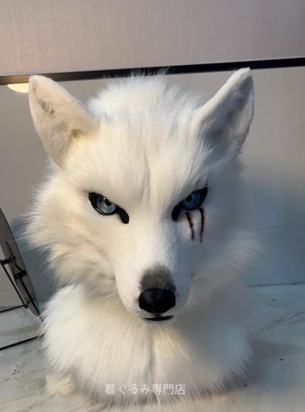 犬　猫　着ぐるみ ヘッド全頭　ヘッド ケモノ ファースーツ ぬいぐるみ コスプレ コスチューム Kurumi 一点物 C212