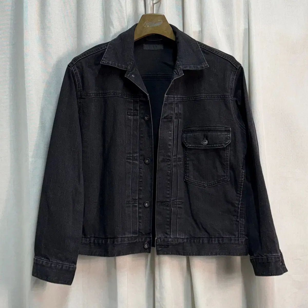UNIQLO ユニクロ トラッカー ブラックデニム デニムジャケット M